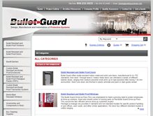 Tablet Screenshot of bulletresistant.bulletguard.com